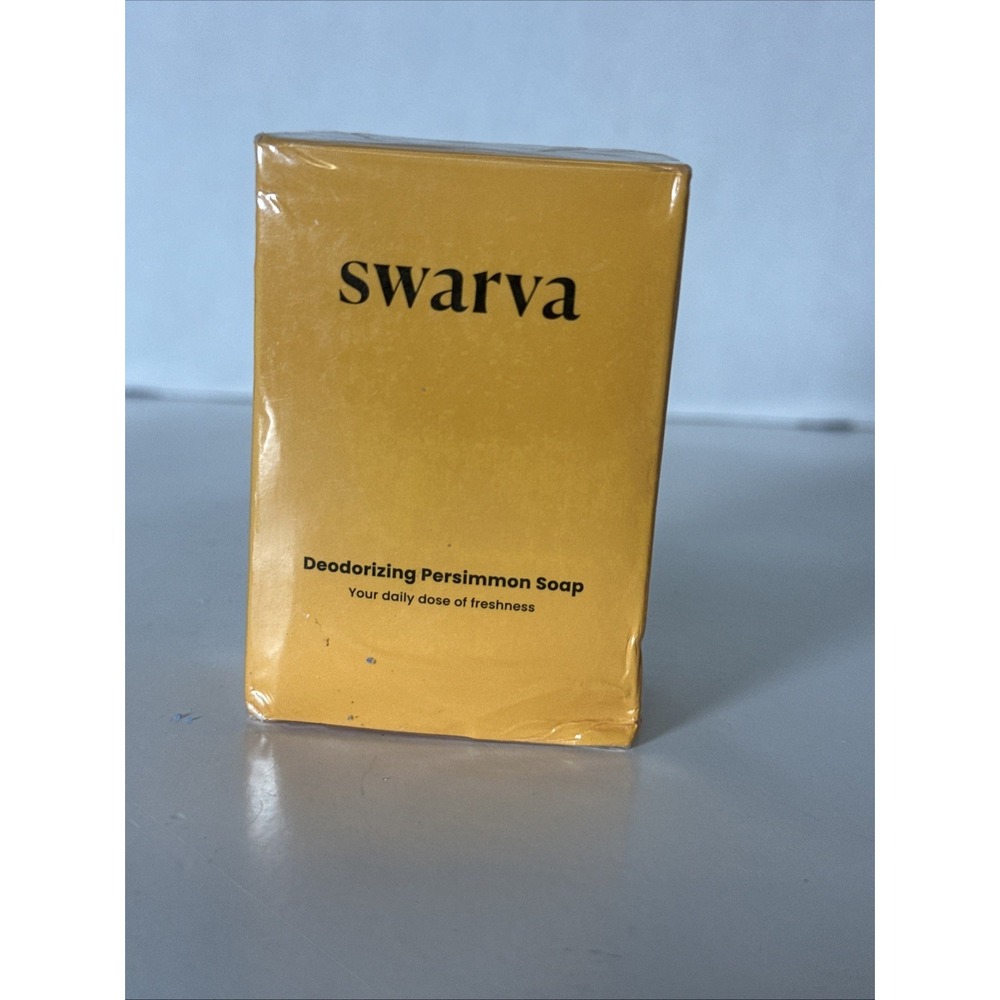 Swarva Persimmon Soap Bar Body Odor Control Deodorant Soap for Men & Women 01/29